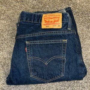 Levi 569 Dark Wash Jeans